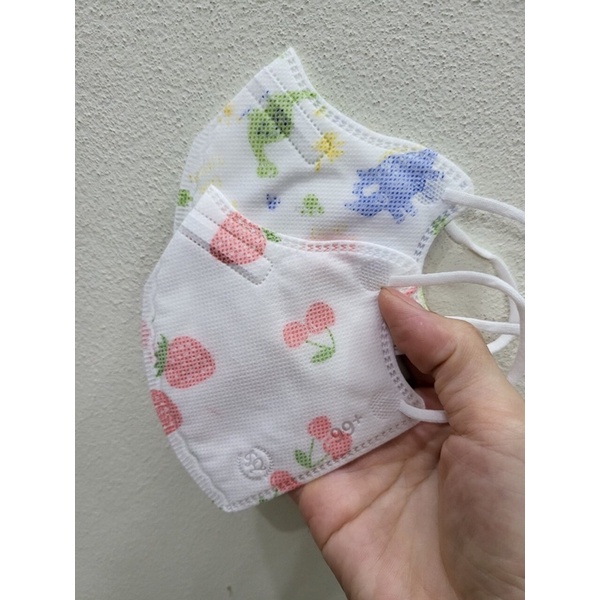 Sỉ 100 Cái Khẩu Trang 6D Cho Bé Từ 4-9 Tuổi