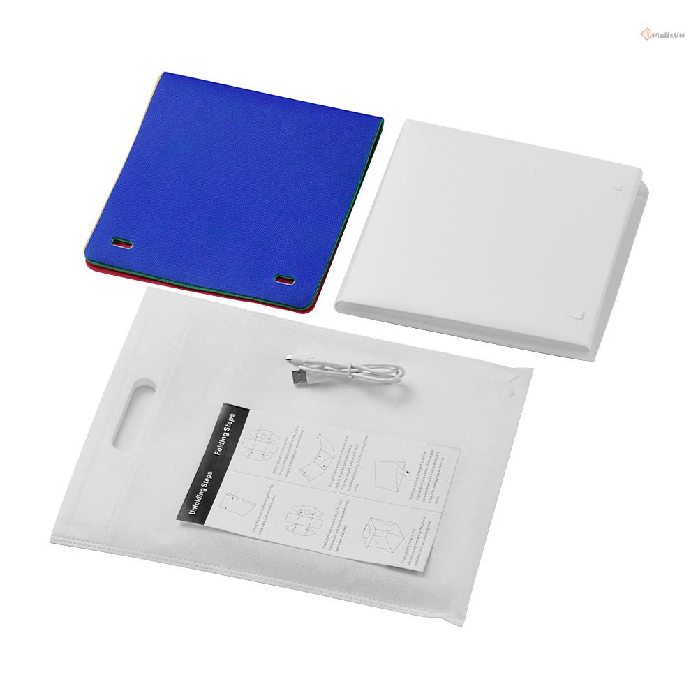 Set 2 hộp chụp ảnh Andoer mini 6500K với dây đèn LED + 40 hạt 6500K cổng USB chuyên dụng