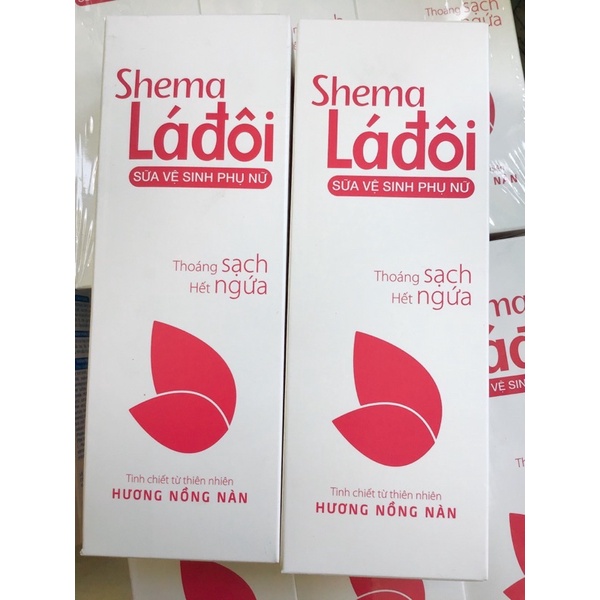 Dung dịch vệ sinh phụ nữ SHEMA LÁ ĐÔI