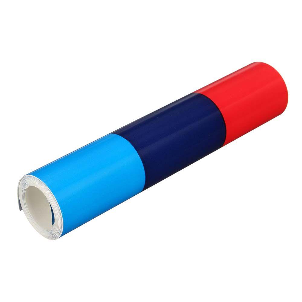 Miếng Dán Trang Trí Xe Hơi Bằng Vinyl Họa Tiết Kẻ Sọc Sáng Tạo