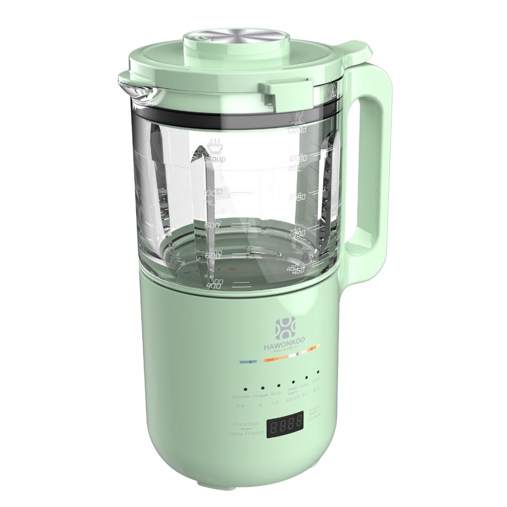 Máy Làm Sữa Hạt Đa Năng Hawonkoo SMH 120, Dung Tích 1.2L, Công Suất 1000W, Hàng Chính Hãng, Bảo Hành 12 Tháng