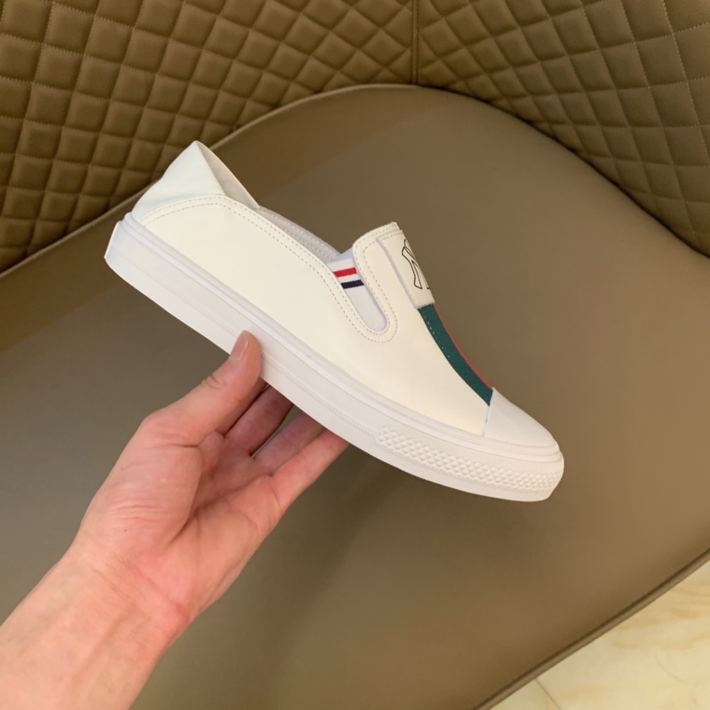 Giày Nam Lười Da Thật Cao Cấp GUCCI GG GC Phong Cách Retro, Tối Giản