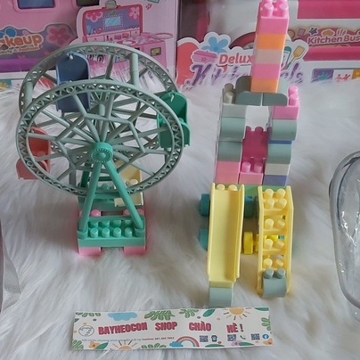 TÚI RÁP BALO NHÀ, XE 1C CHONG CHÓNG 45 MIẾNG Happy Blocks và Block Paradise