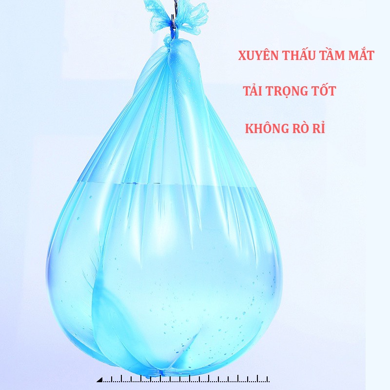 Túi Rác Giá Rẻ Không Quai Kích Thước 45 x 50 cm, Túi Nilon Dùng Được Cho Thùng Rác Tự Động Thông Minh Sara