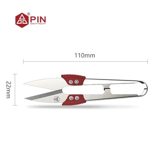 Kéo nhấp chỉ pin inox tay cầm cán đỏ kéo nhấp chỉ inox chất lượng tốt giá 1 kéo