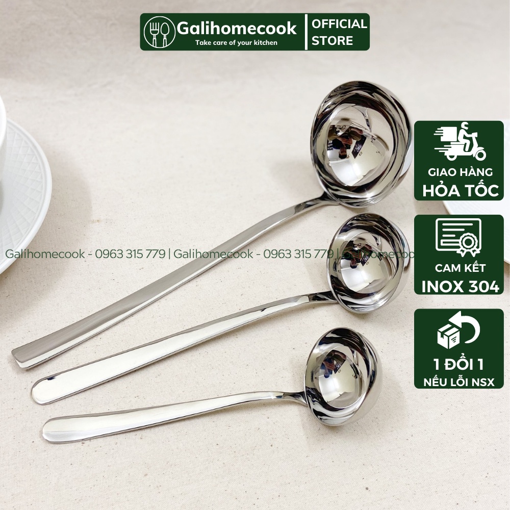 VÁ / MUÔI MÚC CANH ZWILLING CAO CẤP - INOX 18/10 (304) | Galihomecook