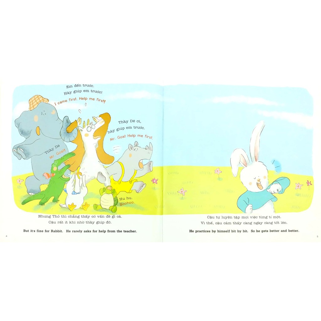 Sách Truyện  Ehon - Thỏ Có Thể Làm Được Thôi | BigBuy360 - bigbuy360.vn