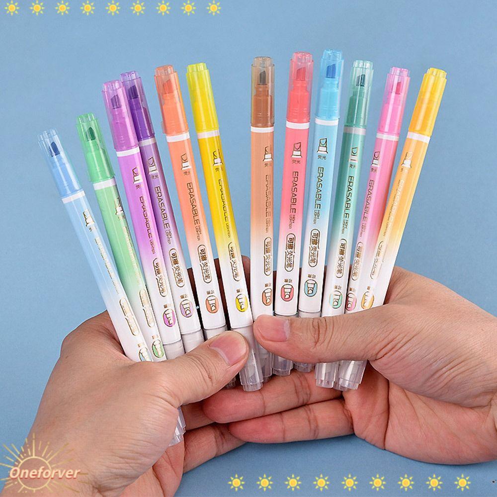 Set 12 Bút Bắt Sáng Hai Đầu Có Thể Xóa Được Màu Sắc Ngọt Ngào