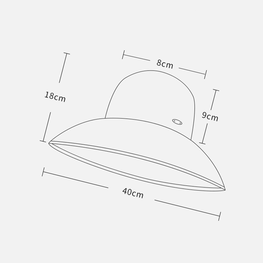Mũ Cói Rộng Vành Chống Nắng / Tia UV Phong Cách Retro Hàn Quốc Có Thể Gấp Gọn Tiện Lợi