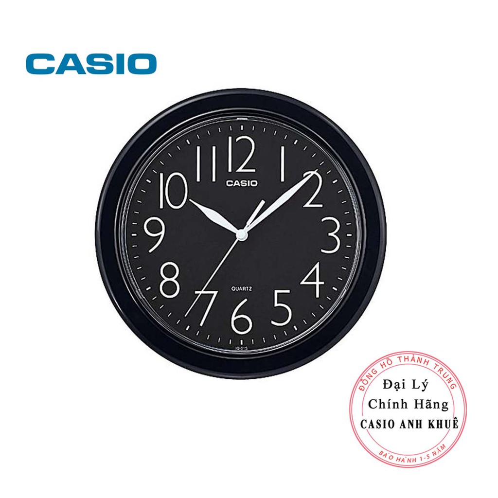 Đồng hồ treo tường Casio IQ-01S-1DF đen ( 24.6 mm)