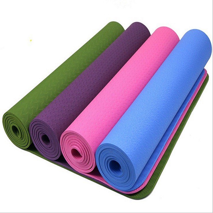 Thảm tập YOGA_thảm tập GYM tpe 2 lớp 6mm-8mm cao cấp