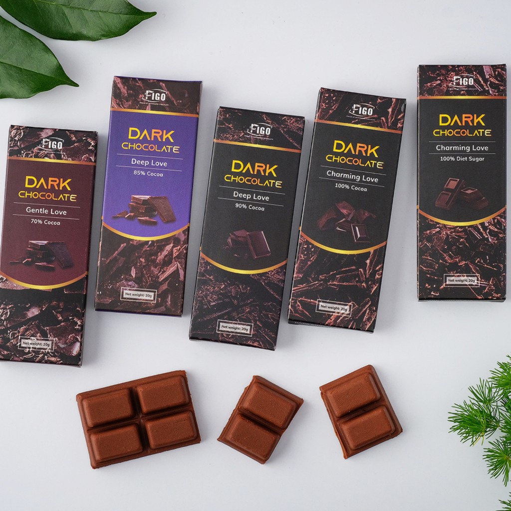 Dark Chocolate 100% có đường ăn kiêng