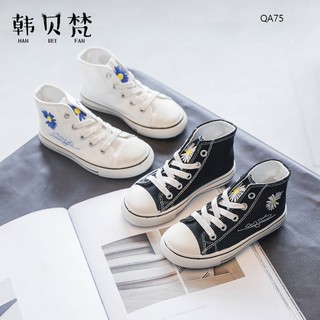 Giày hoa cúc hottrend cho bé, cổ cao, cổ thấp