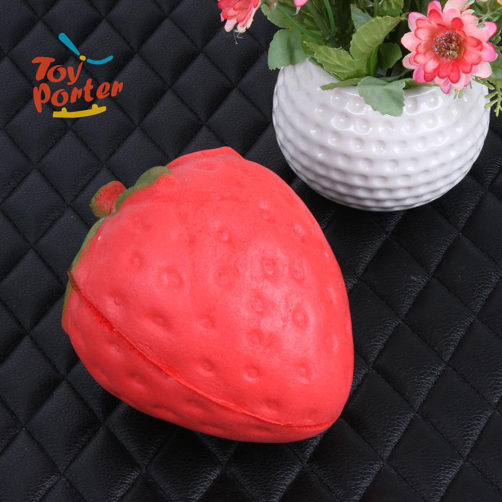 💞Strawberry Slow Rising 12CM Cute Straps Pendants Bread Kids Toys💞