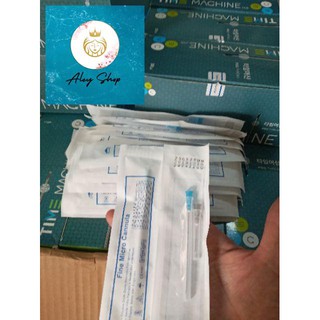 1 hộp kim cannula đầu tù 23G-50mm, hãng Time Machine, Hàn Quốc, sản phẩm không thể thiếu trong quá trình tiêm filler.