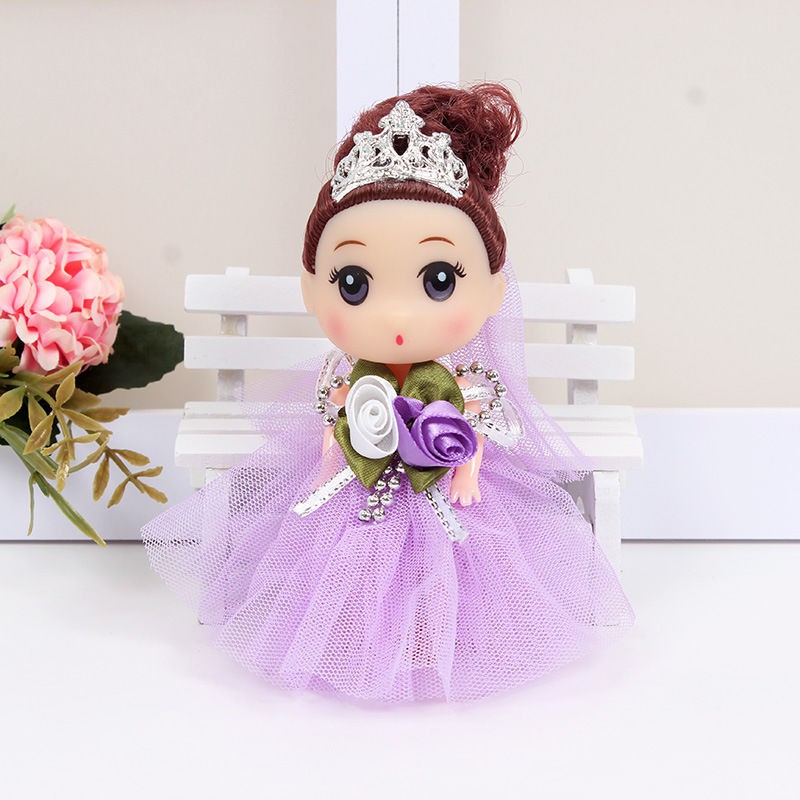 Bán hàng trực tiếp tại nhà máy Búp bê Hengchao Barbie trẻ em 12cm Đồ chơi món quà sinh nhật cô gái dễ thương