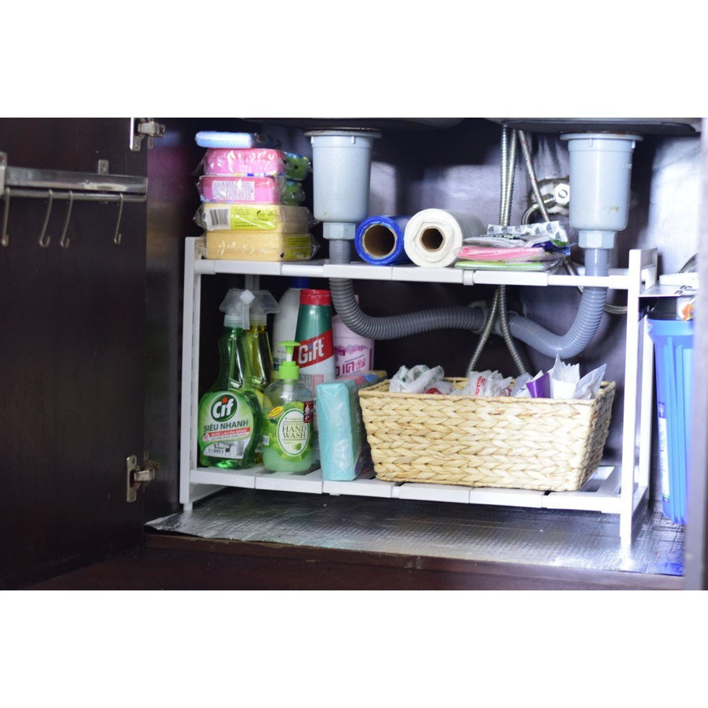 Kệ bếp đa năng -kệ gầm bếp Tokyo INOCHI thông minh tiện lợi dành cho nhà bếp nhà tắm phòng ăn phòng ngủ KE008