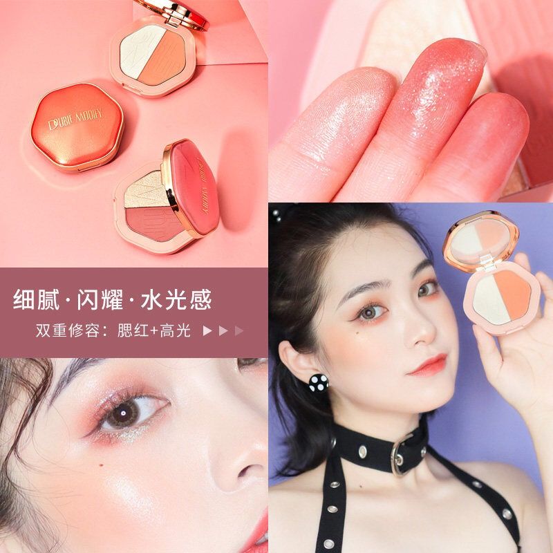 [Giảm giá sốc]❤Phấn má hồng dạng kem 2 trong 1 có độ bóng cao | BigBuy360 - bigbuy360.vn