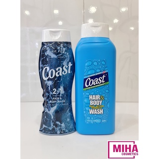 Sữa Tắm Gội Cho Nam 2 In 1 COAST 532ml Hoặc 946ml USA