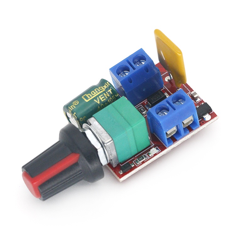Set 2 Mô Đun Điều Khiển Tốc Độ Động Cơ 5A Mini PWM Max 90W DC 3V-35V