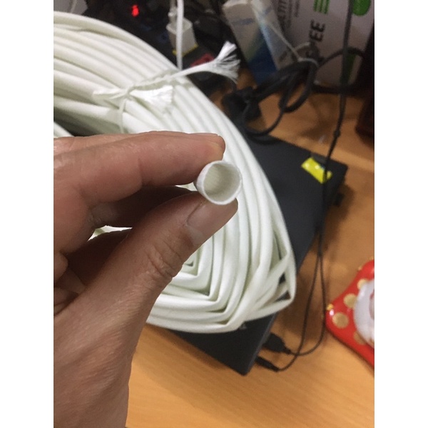 Gen chống cháy ,chịu nhiệt ,cách điện sợi thuỷ tinh phi 10 giá /m