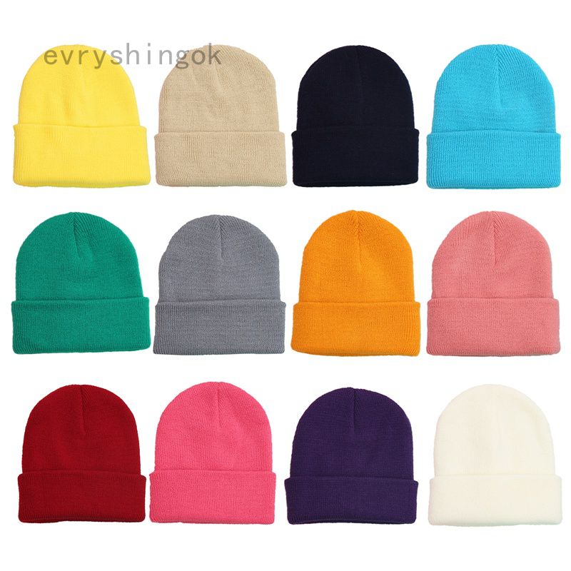 Mũ Beanie Giữ Ấm Mùa Đông Thời Trang Cho Bé Trai Và Gái