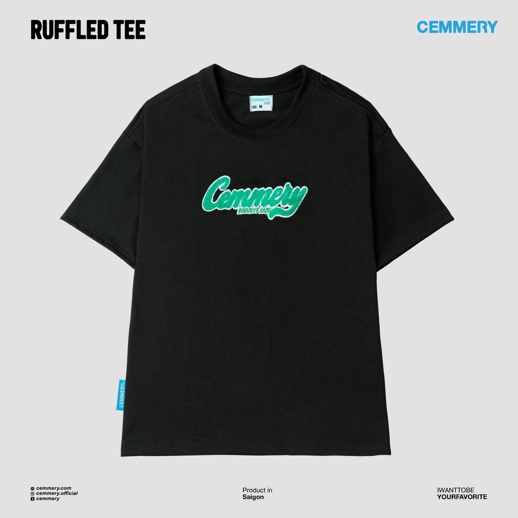 Áo Thun Thêu Xù LocalBrand Cemmery "RUFFLED TEE" # 5 Color