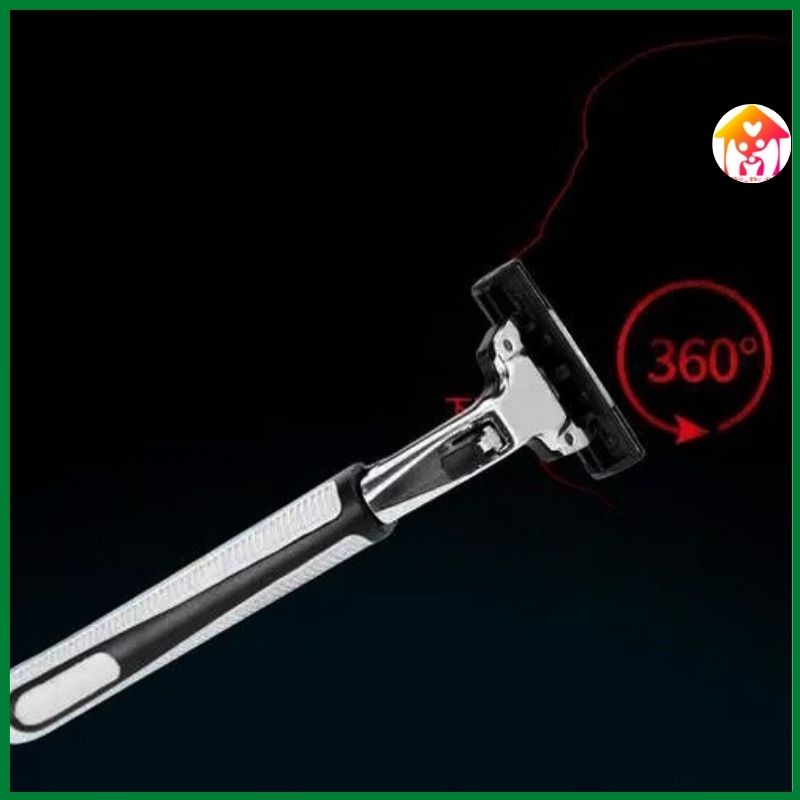 Dao cạo râu 2 lớp bằng tay dùng 1 lần- lưỡi dao thay thế đơn giản nhanh chóng