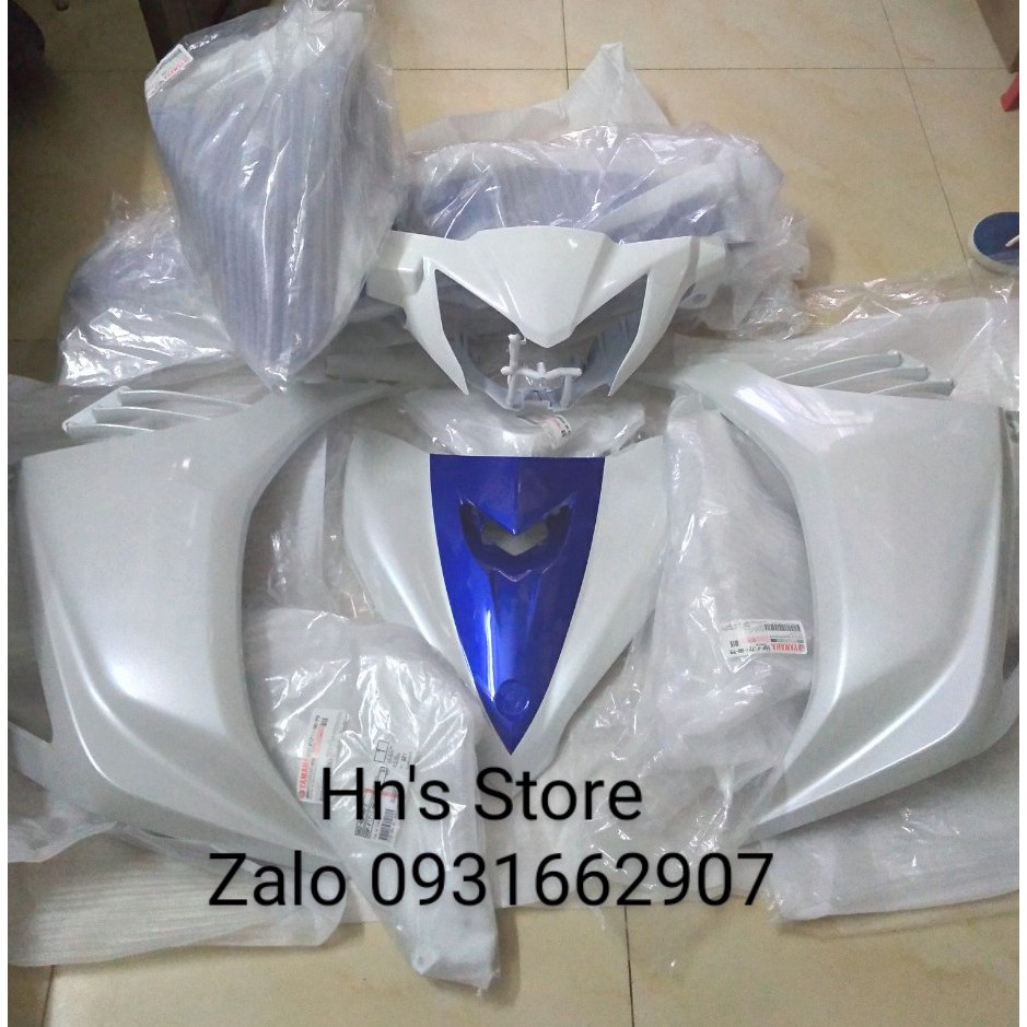 DÀN ÁO EXCITER 135 - 2014 V1 TRẮNG XANH