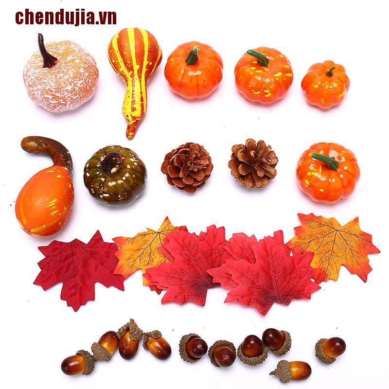 Bộ 50 phụ kiện thực vật nhân tạo dùng trang trí Halloween