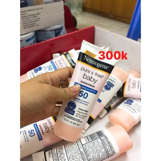 Kem chống nắng cho trẻ em neutrogena pure & free baby 88ml của Mỹ