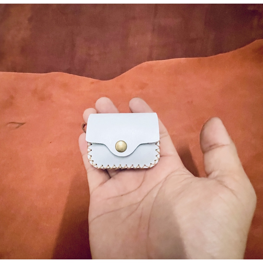 Bao da case tai nghe Airpod 1, 2, i11, i12, 3, Pro ,CASE AIRPOD DA BÒ THẬT MAY THỦ CÔNG, CASE AIRPOD, TẶNG MÓC KHOÁ