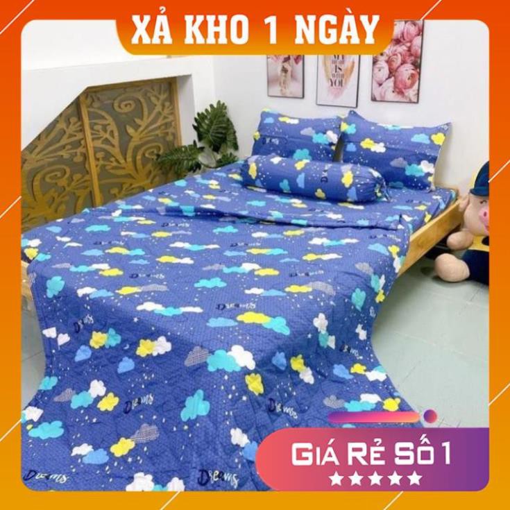 Bộ ga gối cotton Thắng Lợi