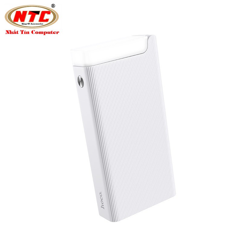 Pin sạc dự phòng Hoco J62 Jove 30000mAh 2 cổng input, 3 cổng output, tích hợp đèn pin siêu sáng - Hàng chính hãng