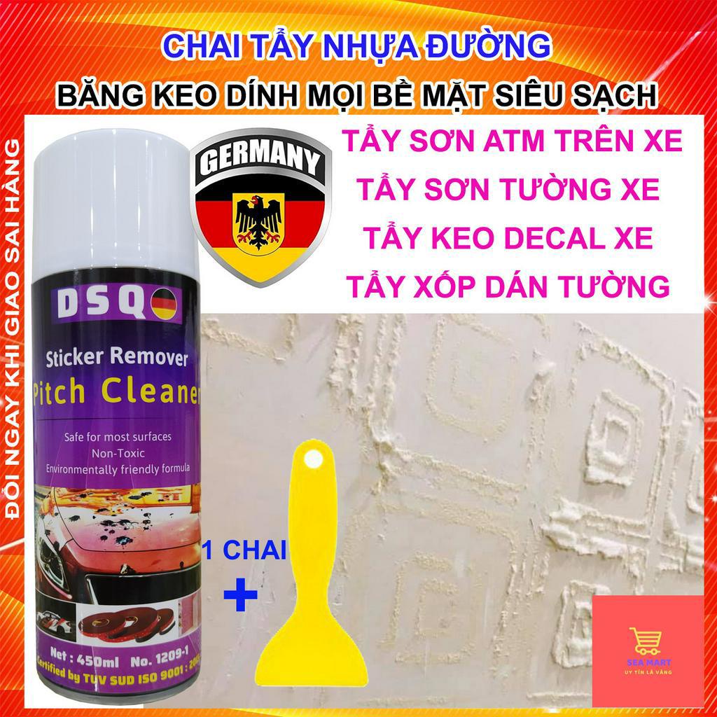 Chai Xịt Tẩy Keo, Sơn, Băng Dính - Vệ Sinh Nhựa Đường - Tẩy keo dán tường, dán sàn nhà Sticker Remover