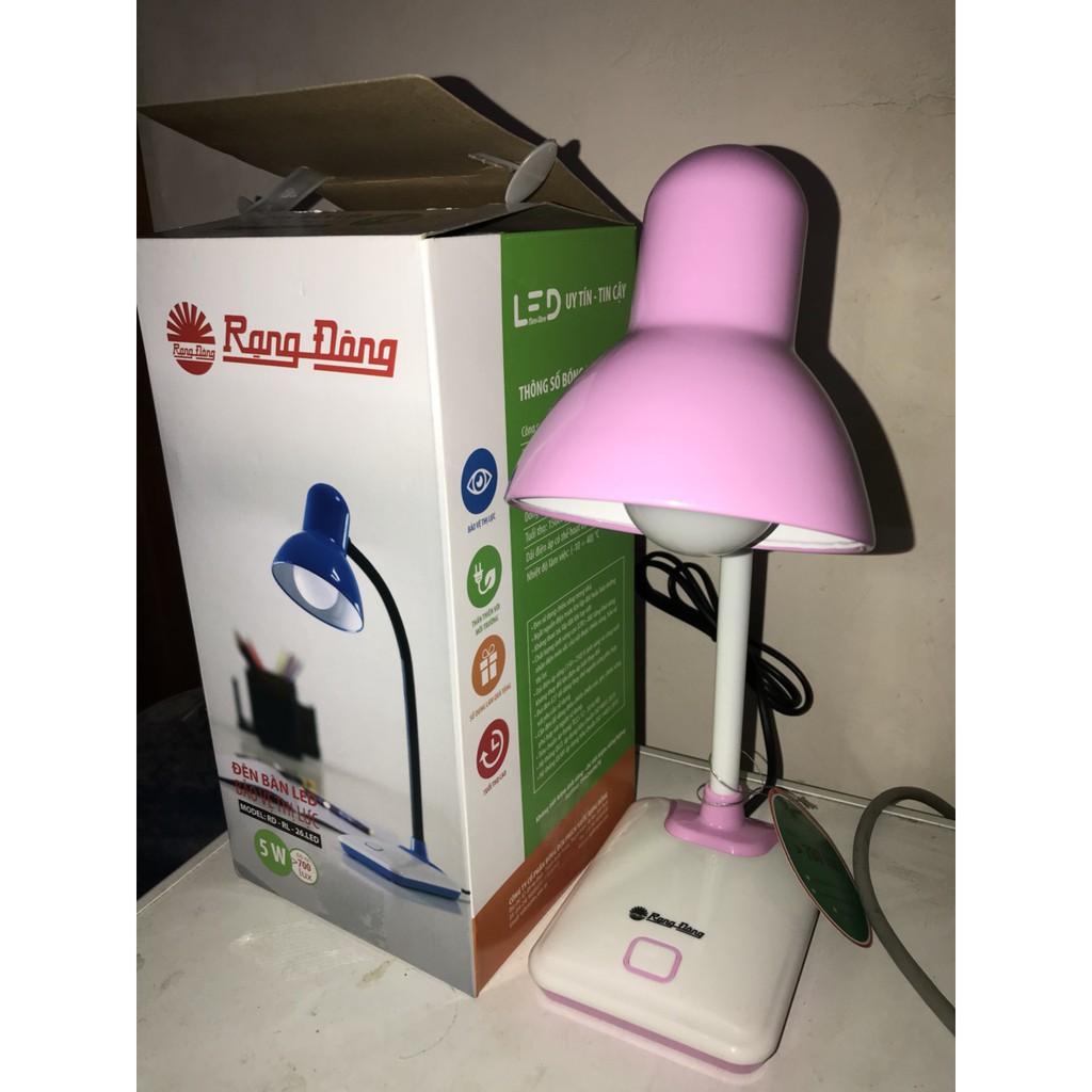 Đèn học để bàn chống cận 5W LED Rạng Đông, bảo vệ mắt, thị lực, Model RD-RL-26.LED, tiết kiệm điện