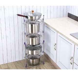 Giá để xoong nồi inox 5 tầng