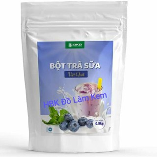 Bột Trà Sữa Vị Việt Quất 🍉PHA SẴN🍉pha với nước , thêm đá, thêm trân châu ,uống liền 500gr