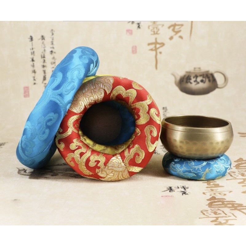 Đế Chuông Xoay Nepal - Đế Gấm Đặt Chuông - Singing bowl
