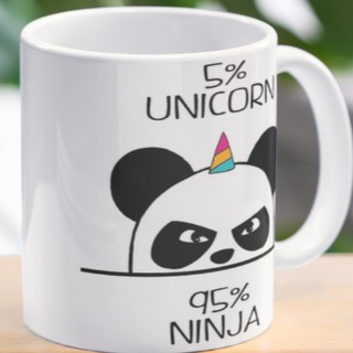 Cốc sứ Panda Ninja Unicorn Mug