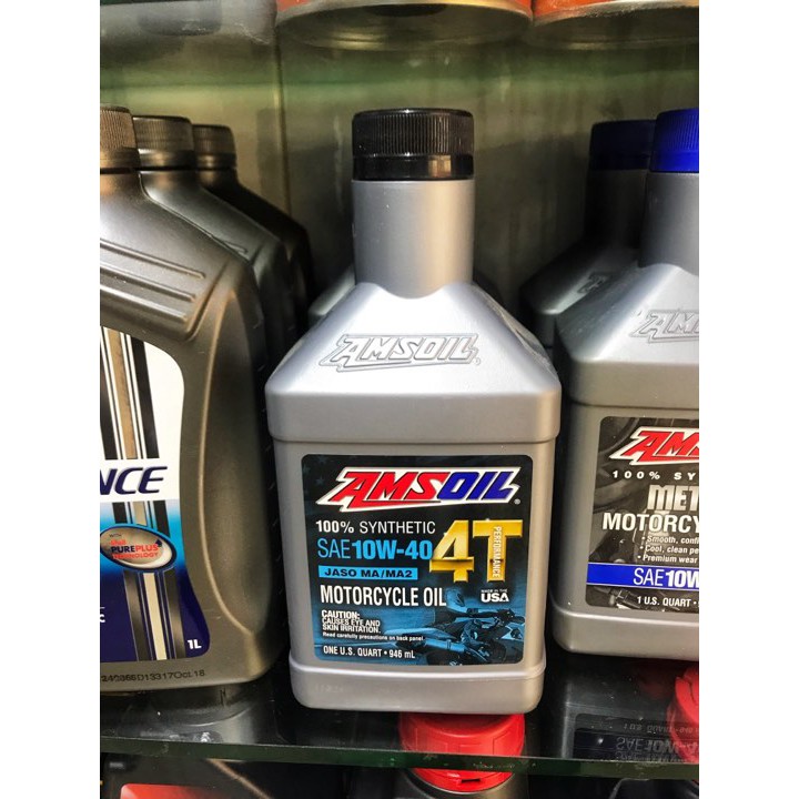 Nhớt Amsoil 4T 10W40 Performance 946ml