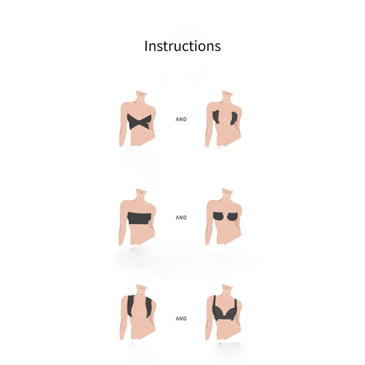 AOFEIQIKE Miếng dán nâng ngực tàng hình