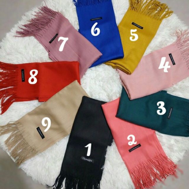 KHĂN LEN CHOÀNG CỔ CASHMERE CAO CẤP LOẠI 1 [10 MÀU YÊU THÍCH NHẤT]