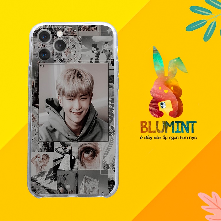 Ốp đt BTS RM aesthetic Blumint cho Iphone 6 7 8 Plus 11 12 13 Pro Max X Xr BLUKNJ0036