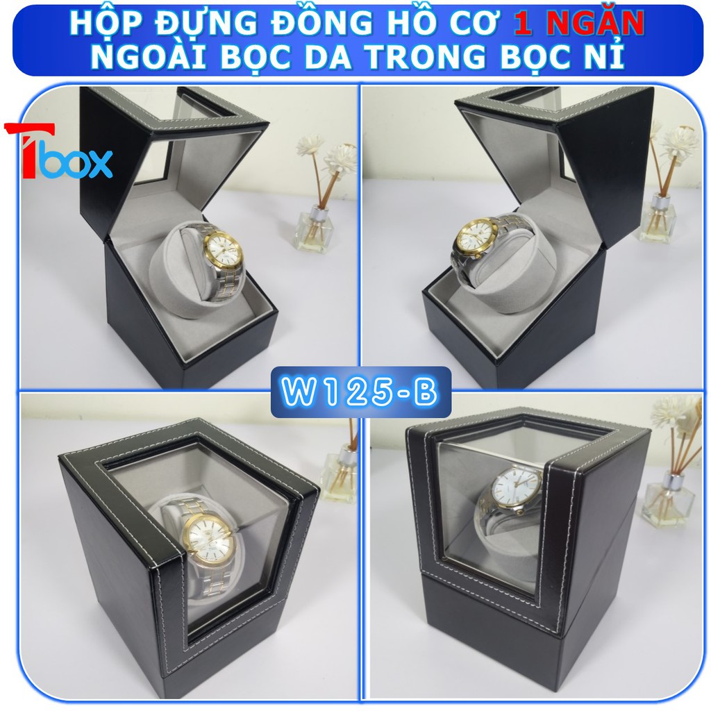 Hộp đựng đồng hồ cơ Automatic Hộp xoay đồng hồ cơ sử dụng động cơ Mabuchi Nhật bản loại 1 xoay 2 xoay