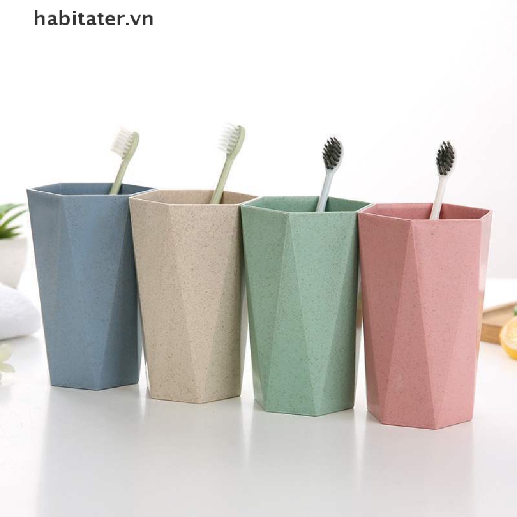 Cốc Đánh Răng Chất Liệu Lúa Mạch Cao Cấp Dành Cho Cặp Đôi