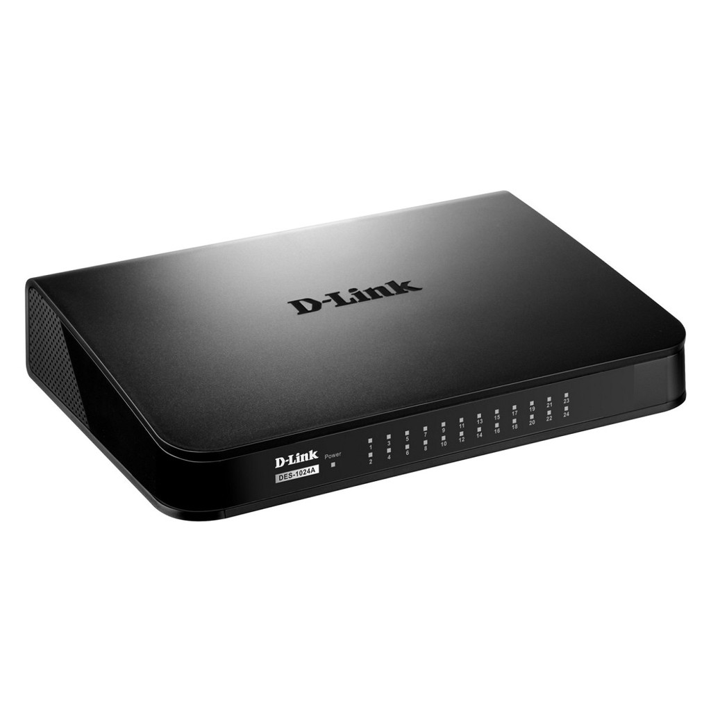 [Mã 44ELSALE2 giảm 7% đơn 300K] Switch D-Link DES-1024A 24 cổng 10/100Mbps (Vỏ Nhựa) - Hàng Chính Hãng