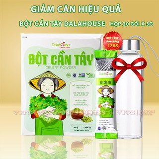 Bột Cần Tây Nguyên Chất Dalahouse - cần tây giảm cân hiệu quả, detox thanh nhiệt giải độc, làm đẹp da