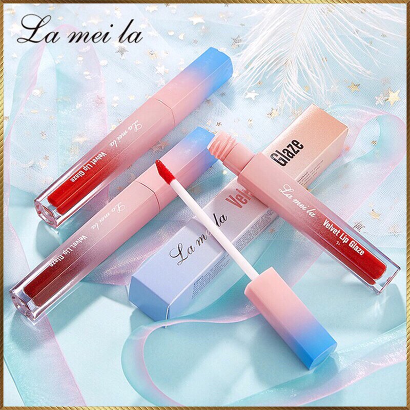 Son Kem Tint Lì Lameila Velvet Lips Glaze-Mền mịn dưỡng môi khô | BigBuy360 - bigbuy360.vn