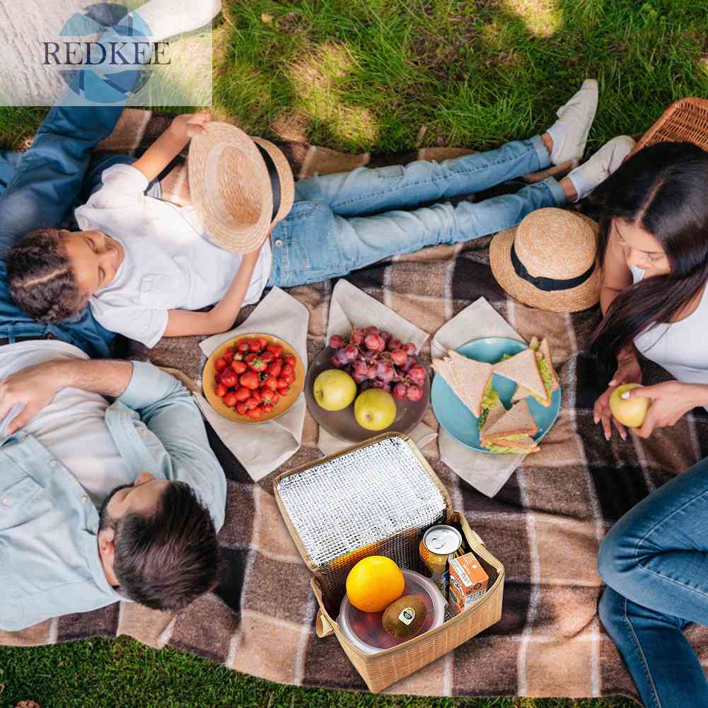 Giỏ Đựng Thức Ăn Bằng Sợi Đay Di Động Cho Hoạt Động Cắm Trại Ngoà